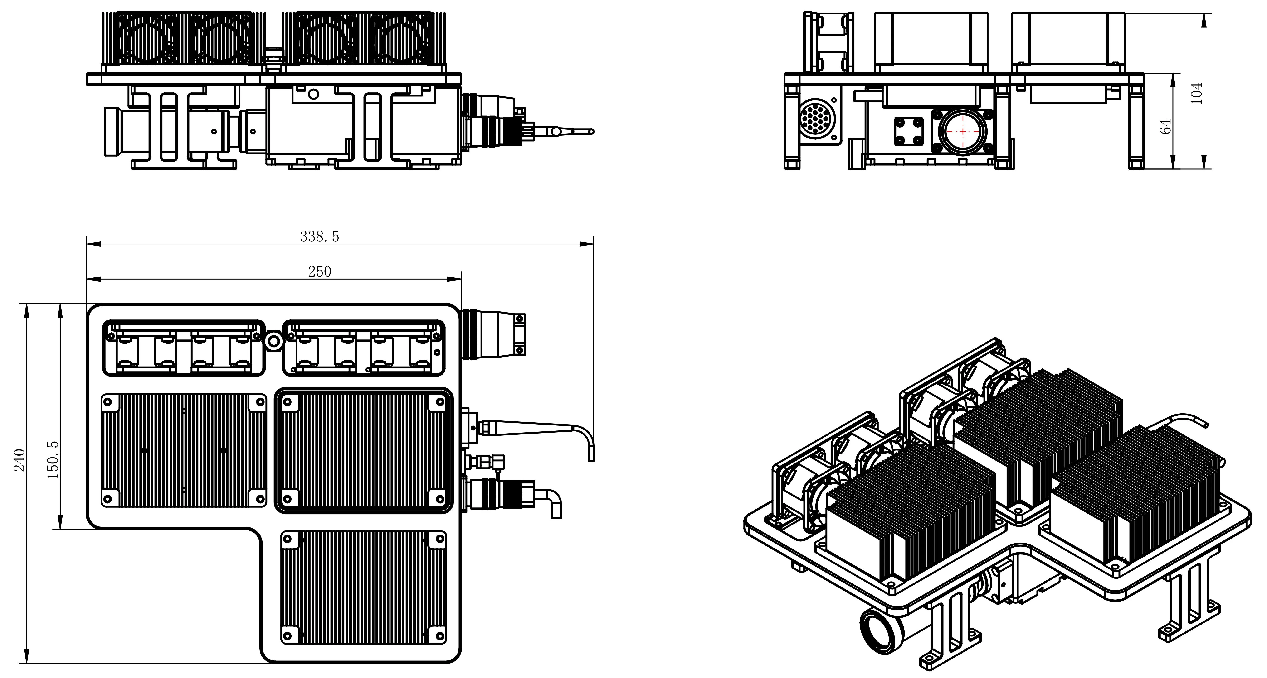 AOML Series Micropulse Laser - Structural Diagram 1