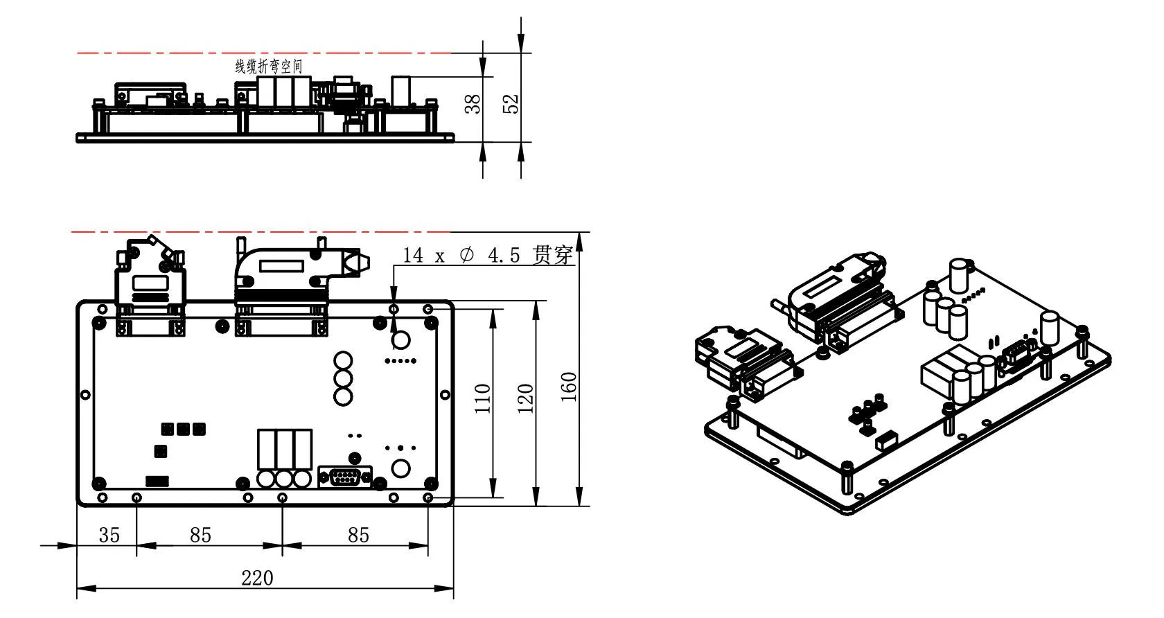 AOML Series Micropulse Laser - Structural Diagram 2