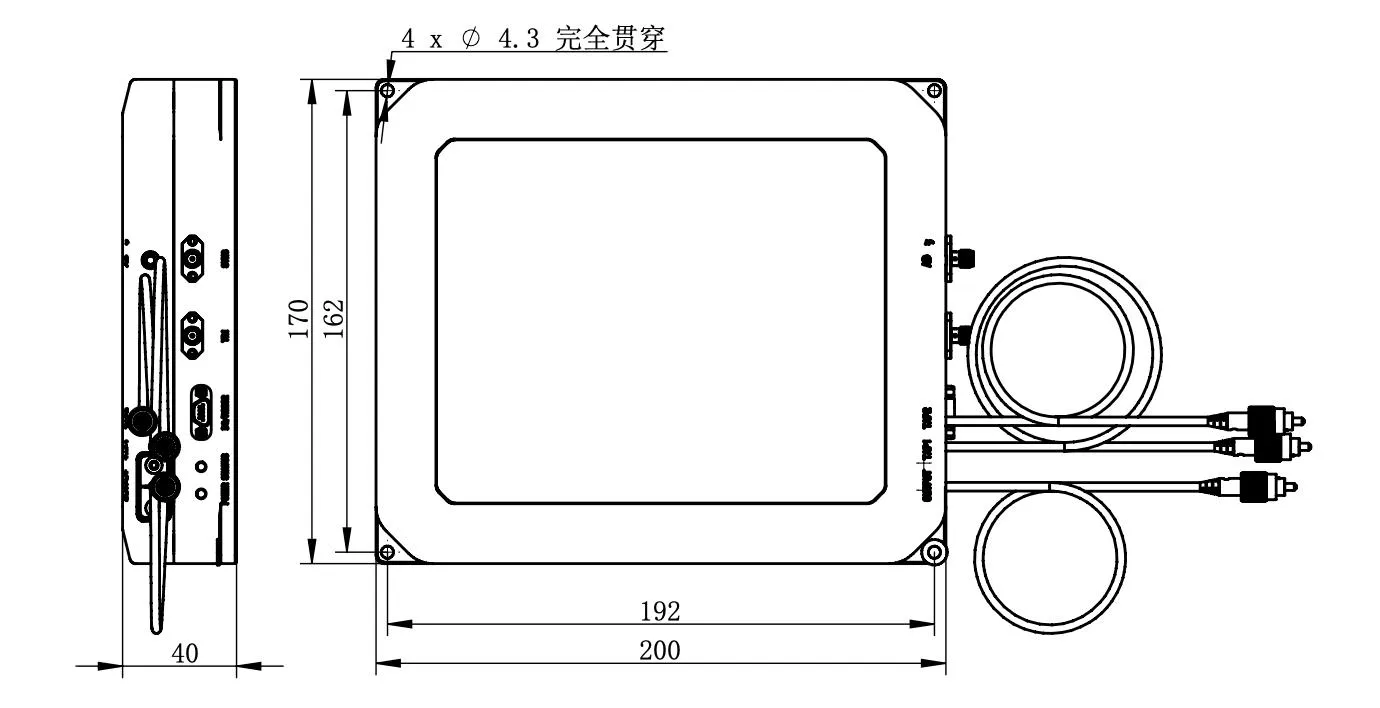 SPFL Series 1550 nm Single-Frequency Pulsed Fiber Lasers - Structural Diagram 1
